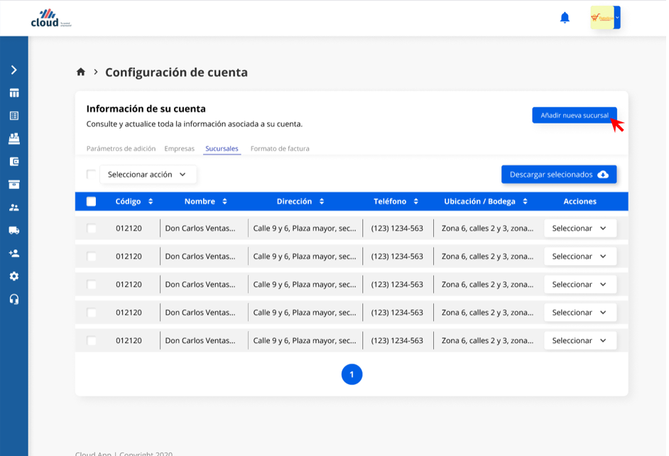 ¿Cómo creo una nueva sucursal? – Cloud POS